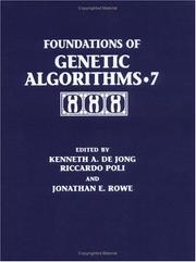 Cover of: Foundations of Genetic Algorithms 2003 (FOGA 7) (The Morgan Kaufmann Series in Artificial Intelligence) (Hardcover) | 