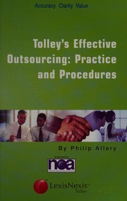 Cover of: Effective outsourcing by Philip Allery