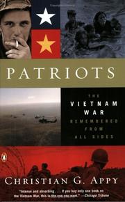 Cover of: Patriots by Christian G. Appy