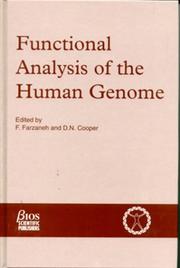 Cover of: Functional Analysis of the Human Genome