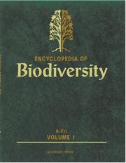 Cover of: Encyclopedia of Biodiversity, Five-Volume Set by Simon A. Levin