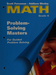 Cover of: Problem-Solving Masters - Math Grade 6