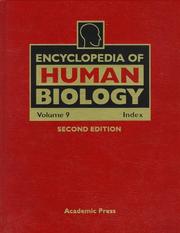 Cover of: Encyclopedia of human biology