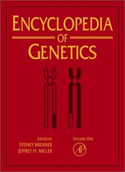 Cover of: Encyclopedia of Genetics (Four-Volume Set) by 