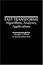 Cover of: Fast Transforms Algorithms, Analyses, Applications