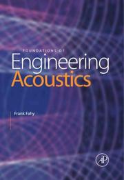 Cover of: Foundations of engineering acoustics
