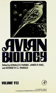 Cover of: Avian Biology, Volume 7 (Avian Biology)
