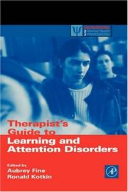 Cover of: Therapist's Guide to Learning and Attention Disorders (Practical Resources for the Mental Health Professional)
