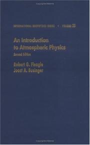 Cover of: An introduction to atmospheric physics | Robert Guthrie Fleagle