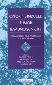 Cover of: Cytokine-Induced Tumor Immunogenicity | 