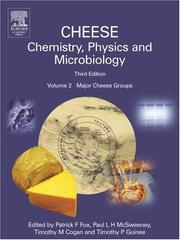 Cover of: Cheese: Chemistry, Physics and Microbiology, Volume 2, Third Edition by 