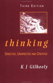 Cover of: Thinking, Third Edition by K. J. Gilhooly