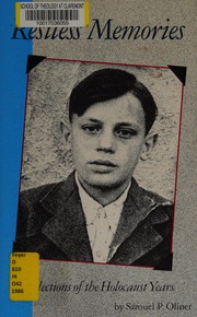 Cover of: Restless memories: recollections of the Holocaust years