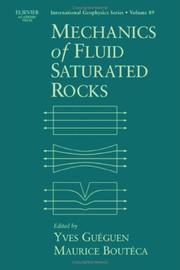 Cover of: Mechanics of Fluid-Saturated Rocks, Volume 89 (International Geophysics) by 