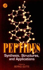 Cover of: Peptides by Bernd Gutte, Bernd Gutte