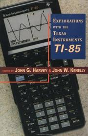 Cover of: Explorations with the Texas Instruments TI-85