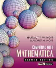 Computing with Mathematica by Hartmut F. W. Höft, Margret H. Hoft, Hartmut F.W. Hoft