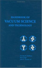 Cover of: Handbook of vacuum science and technology