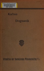 Cover of: Dogmatik 7. und 8.