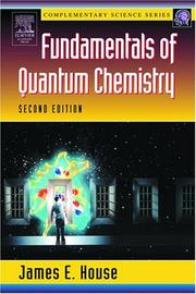 Cover of: Fundamentals of quantum chemistry