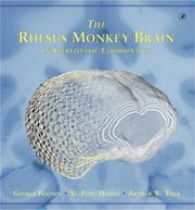 Cover of: The rhesus monkey brain in stereotaxic coordinates by George Paxinos