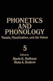 Cover of: Phonetics and Phonology, Volume 5 by 