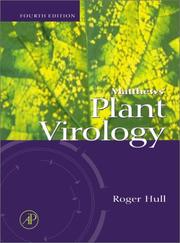 Matthews' plant virology by R. E. F. Matthews