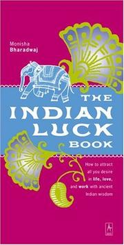 Cover of: The Indian luck book by Monisha Bharadwaj