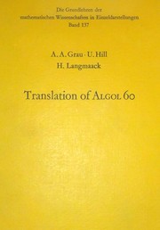 Cover of: Handbook for automatic computation