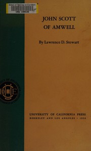 Cover of: John Scott of Amwell by Lawrence D. Stewart
