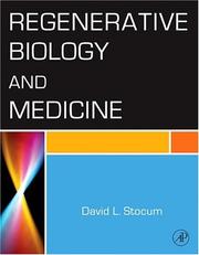 Cover of: Regenerative Biology and Medicine