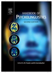 Cover of: Handbook of Psycholinguistics, Second Edition