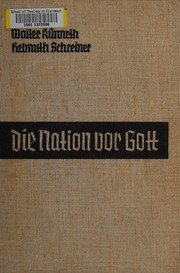 Cover of: Die Nation vor Gott: zur Botschaft der Kirche im dritten Reich
