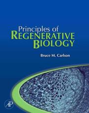 Cover of: Principles of Regenerative Biology by Bruce M. Carlson