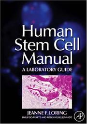 Cover of: Human Stem Cell Manual: A Laboratory Guide