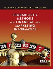 Cover of: Probabilistic Methods for Financial and Marketing Informatics