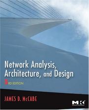 Cover of: Network Analysis, Architecture, and Design, Third Edition (The Morgan Kaufmann Series in Networking)