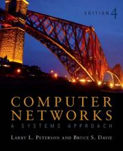 Cover of: Computer Networks, Fourth Edition by Larry L. Peterson, Bruce S. Davie, Larry L. Peterson, Bruce S. Davie