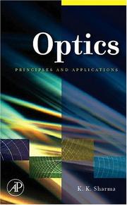 Cover of: Optics by Kailash K. Sharma, Kailash K. Sharma