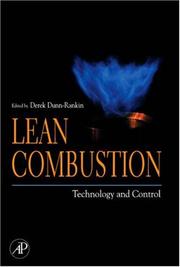 Cover of: Lean Combustion: Technology and Control