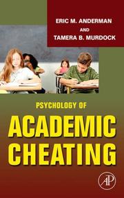 Cover of: Psychology of Academic Cheating by 