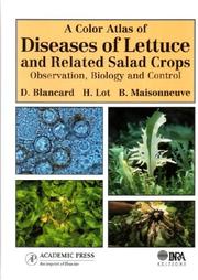 Cover of: A Color Atlas of Diseases of Lettuce and Related Salad Crops