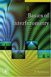 Cover of: Basics of Interferometry, Second Edition by P. Hariharan