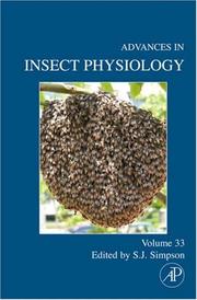 Cover of: Advances in Insect Physiology, Volume 33 (Advances in Insect Physiology) (Advances in Insect Physiology)