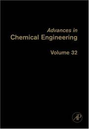 Cover of: Advances in Chemical Engineering, Volume 32 (Advances in Chemical Engineering) (Advances in Chemical Engineering)
