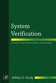 Cover of: System Verification by Jeffrey O. Grady