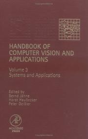 Cover of: Handbook of computer vision and applications