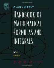 Cover of: Handbook of Mathematical Formulas and Integrals