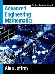 Cover of: Advanced Engineering Mathematics, Student Solutions Manual