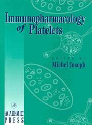Immunopharmacology of platelets by Joseph, M.
